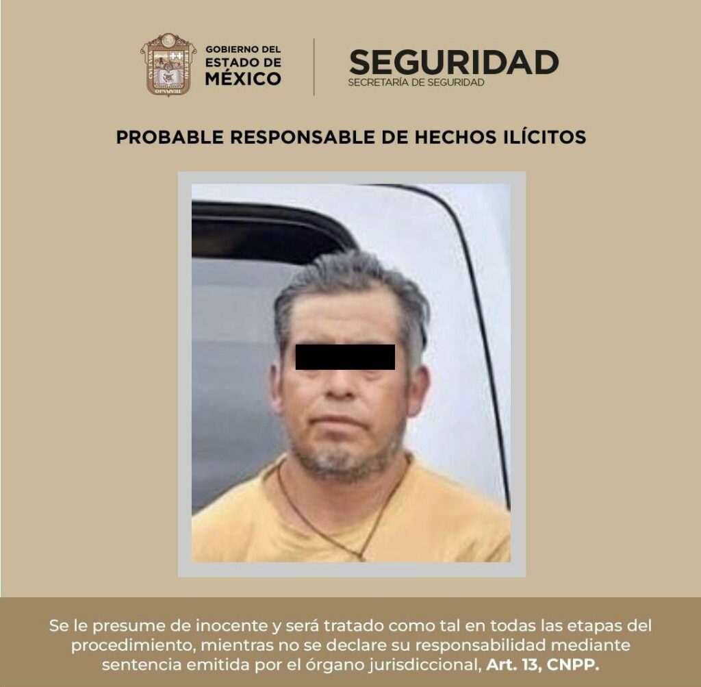Detienen a posible responsable del delito de robo a transeúnte