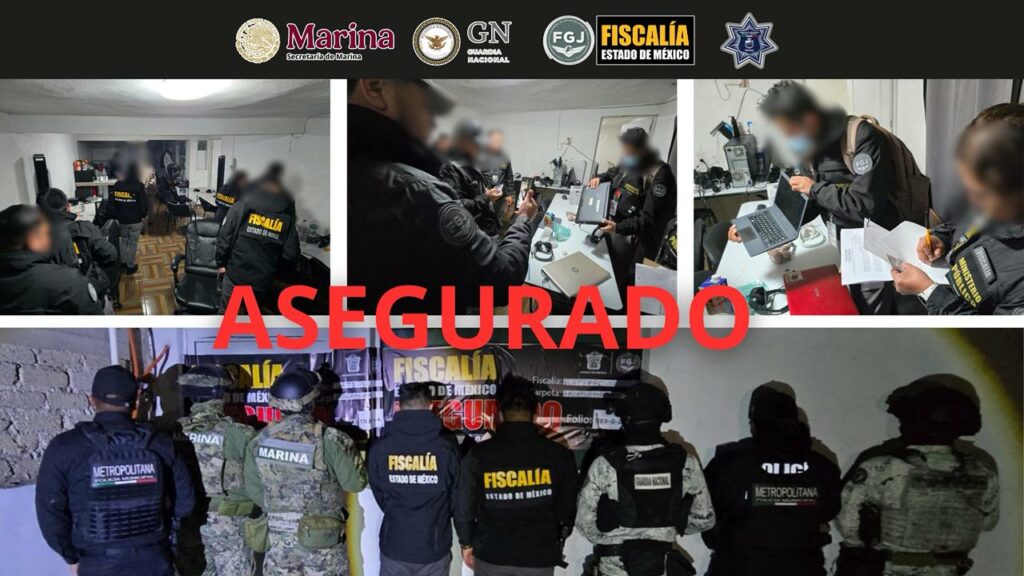 Aseguran call center clandestino en Ecatepec; era utilizado para extorsiones y fraudes bancarios
