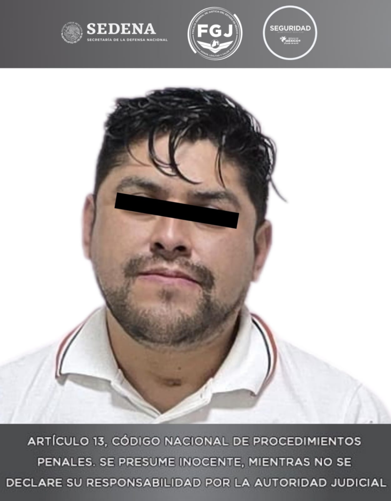Capturan a José Enrique “N” alías “El Nariz”, principal operador de la Familia Michoacana en el Valle de Toluca