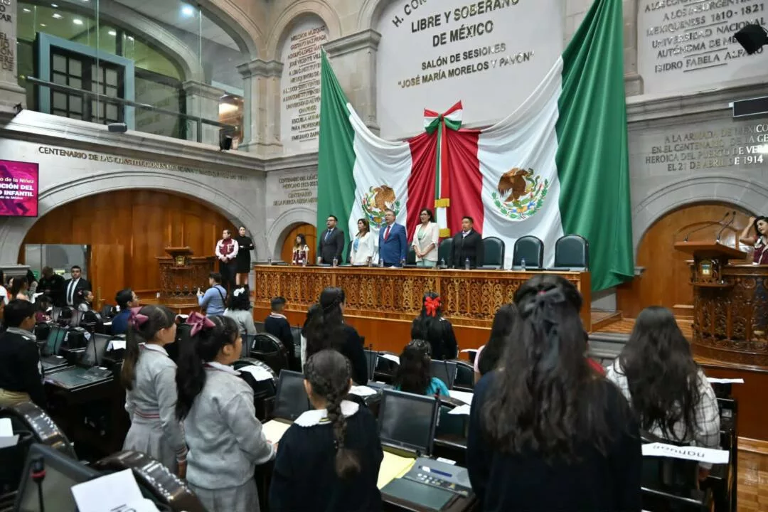 Niñas y niños proponen en el Congreso mexiquense acciones para erradicar el trabajo infantil y la deserción escolar