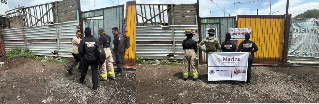 Suspenden fábrica ilegal de cloro en Cerro Gordo