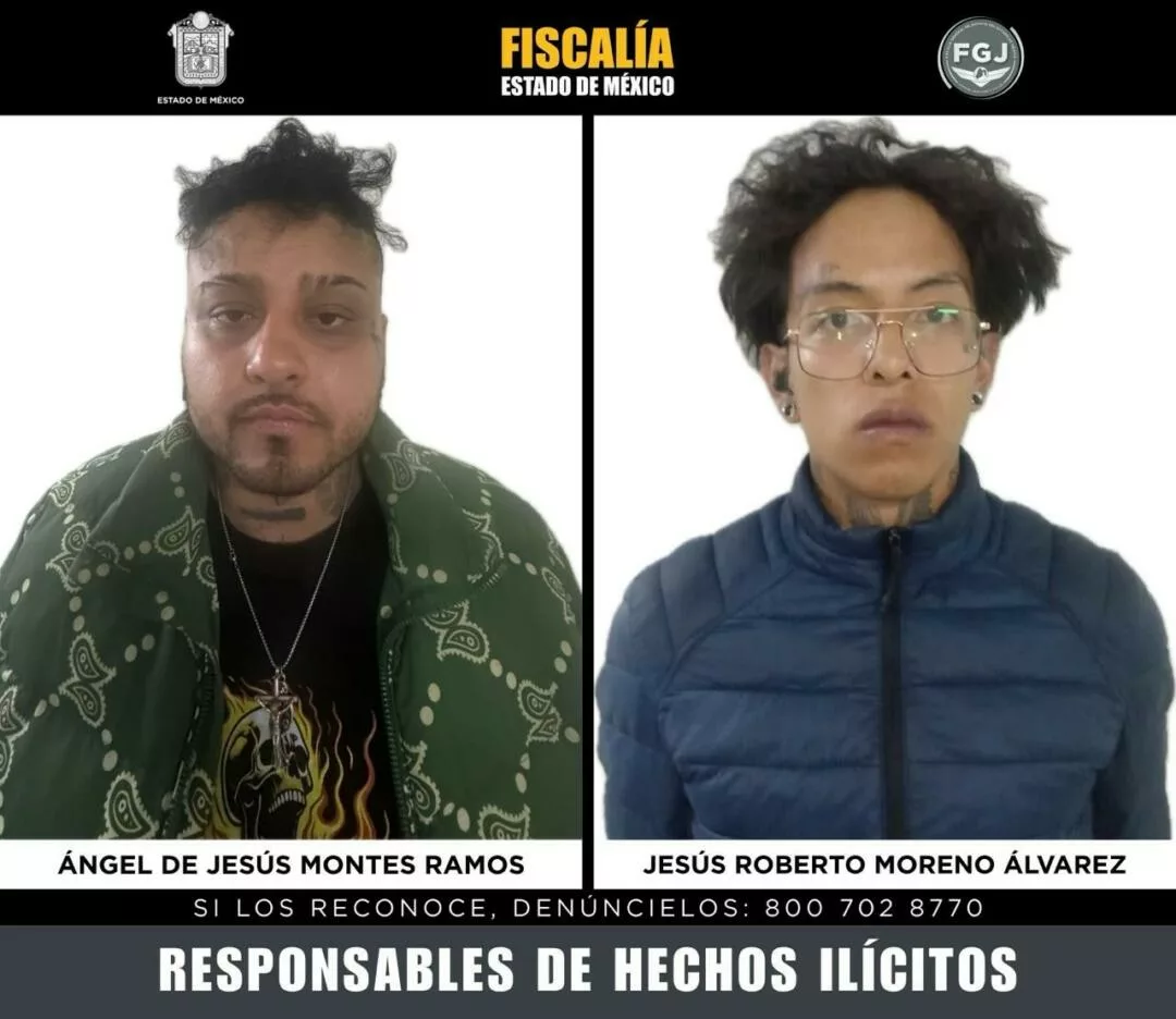 25 años de prisión para homicidas de dos personas en Toluca; la agresión se registró durante la compra-venta de narcóticos
