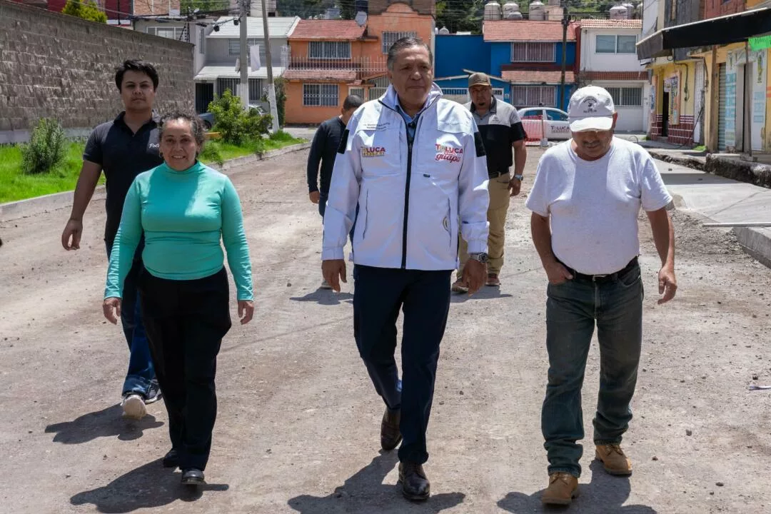 Supervisa Ricardo Moreno avance del 60% en la rehabilitación de la Avenida del Trabajo