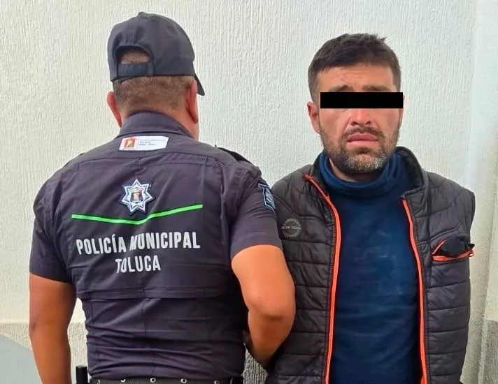 Patrullas inteligentes de Toluca logran la captura de un hombre con orden de aprehensión