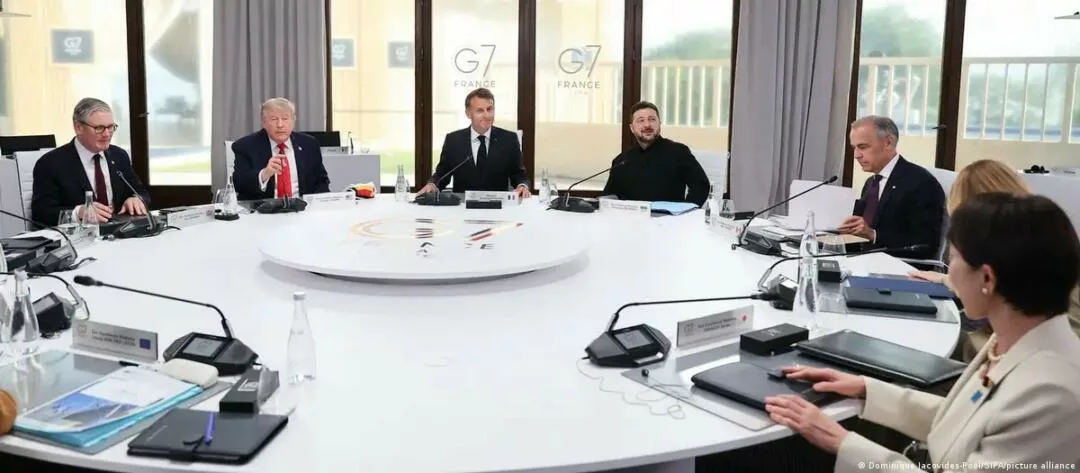 Trump presume liderazgo en la cumbre del G7