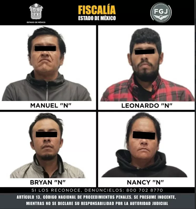 Aprehenden a cuatro individuos investigados por robo de vehículo con violencia en Lerma