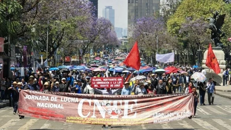 La CNTE redobla su amenaza de paralizar CDMX