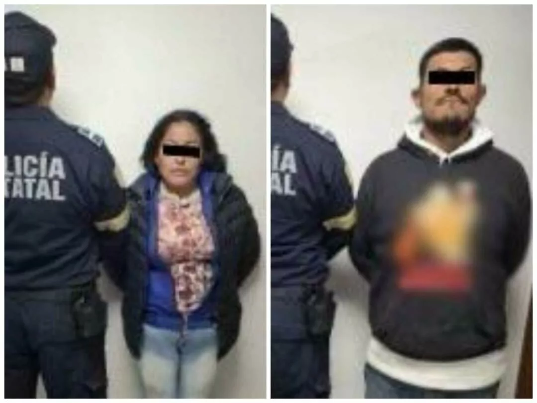 Caen en Metepec dos personas que circulaban en motocicleta con reporte de robo