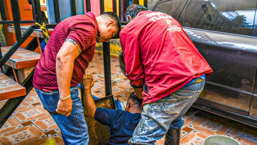 Lluvias golpean La Paz; despliegan operativo nocturno para auxiliar a familias afectadas