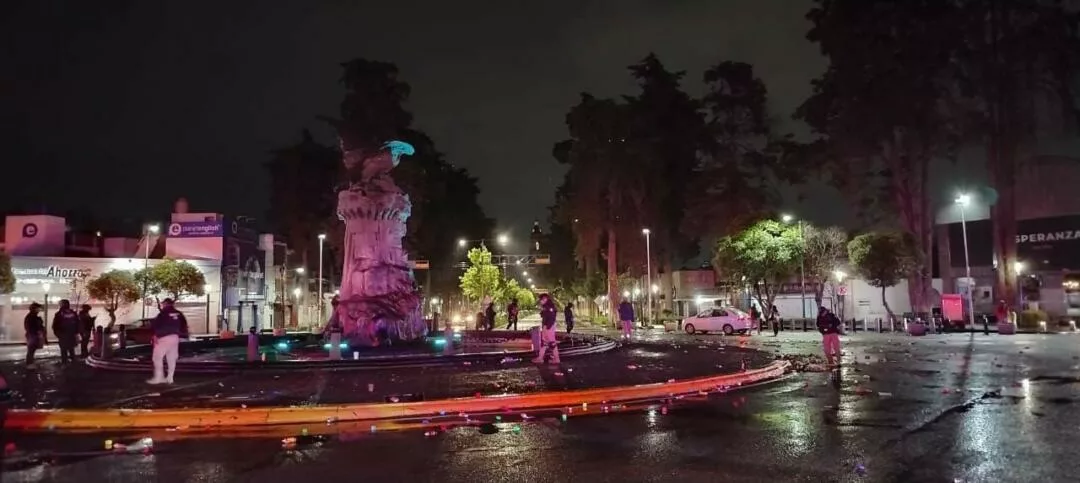 Saldo blanco en Toluca durante festejos por triunfo de la Selección Mexicana