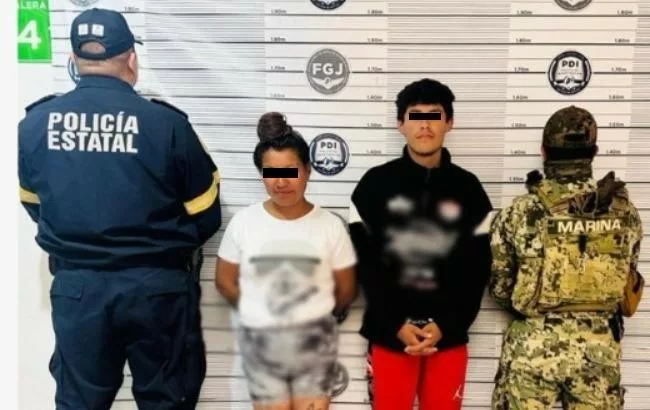 Policía Estatal y Marina detienen a dos personas por delitos contra la salud en La Paz