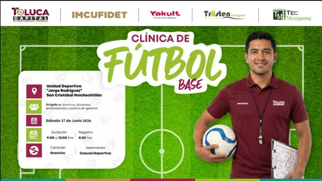 Impulsa Ricardo Moreno el talento infantil con clínica gratuita de futbol base