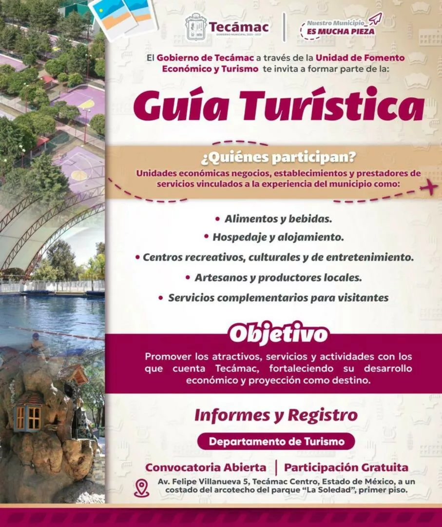 Gobierno de Tecámac impulsa guía turística
