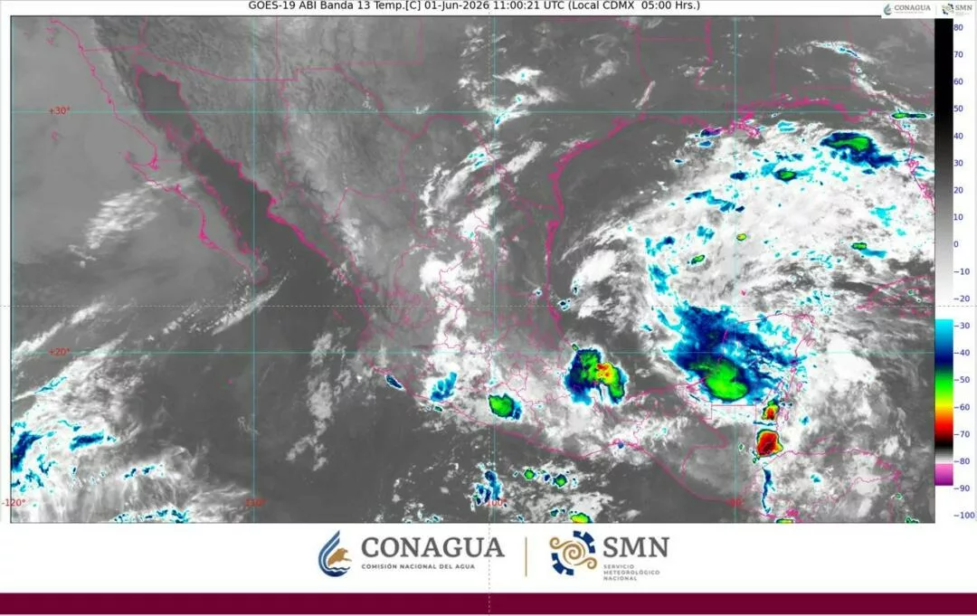 Tormenta Negra se aproxima a México; prevén lluvias intensas, granizadas y fuertes vientos