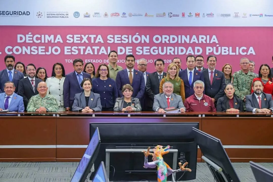 Participan congresistas mexiquenses en Consejo Estatal de Seguridad
