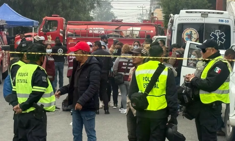 Fuga de gas natural moviliza a cuerpos de emergencia y obliga a evacuar a cientos en Nezahualcóyotl