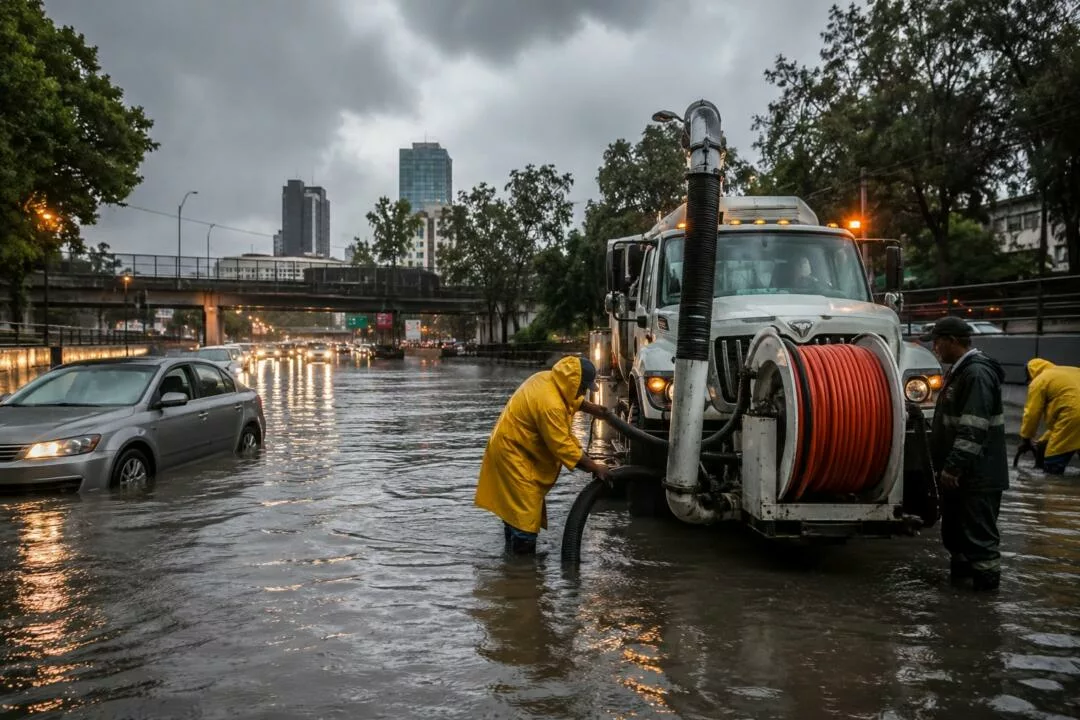 Lluvias desbordan la CDMX: más de 21 millones de metros cúbicos de agua colapsan la capital