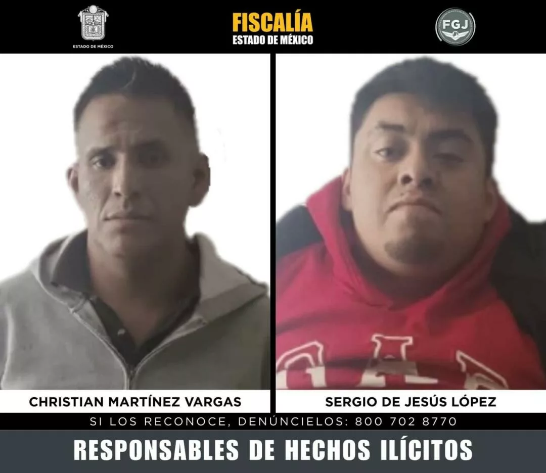 Por el delito de robo de vehículo con violencia, sentencian a 17 años a dos sujetos
