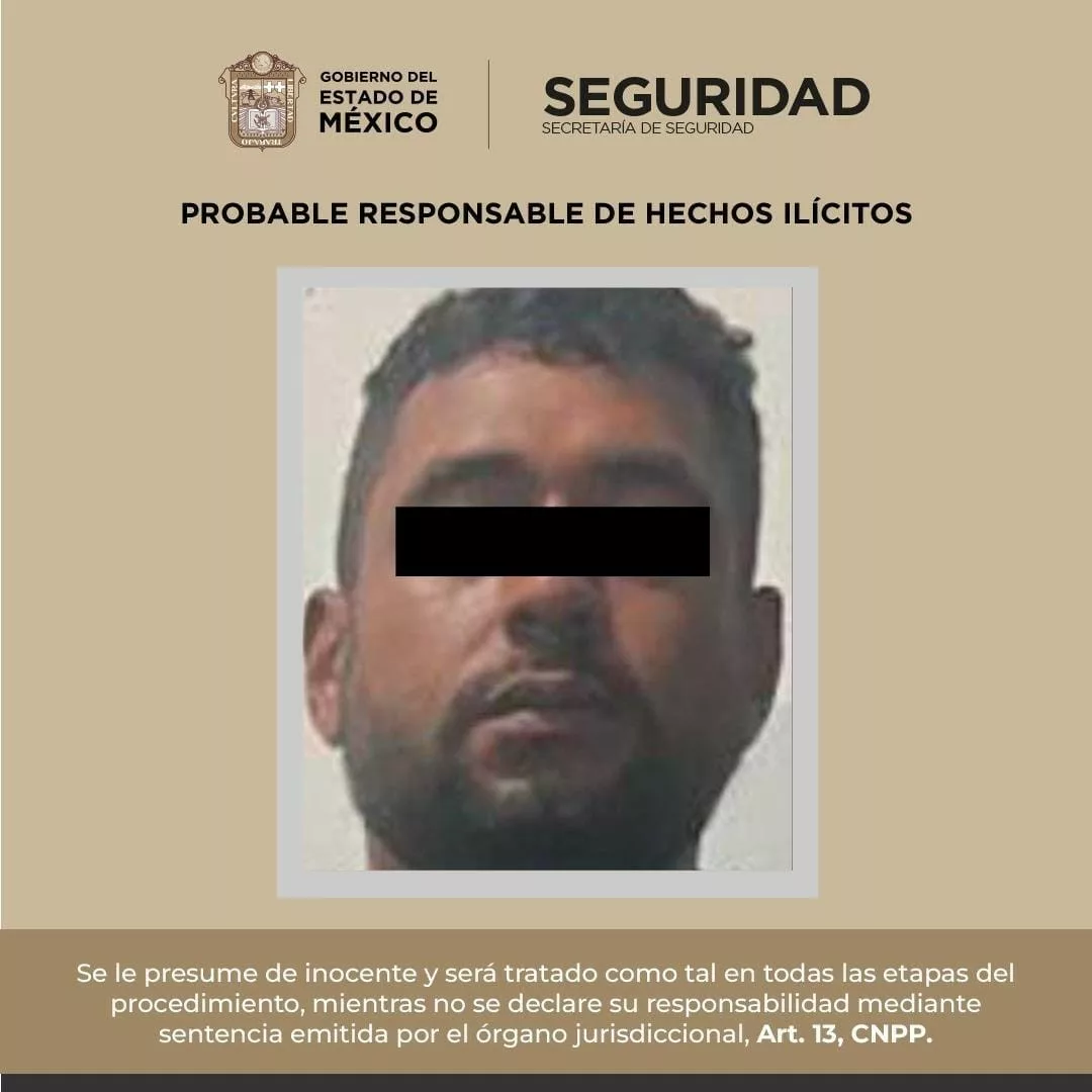 Detienen a colombiano por extorsión en Almoloya del Río