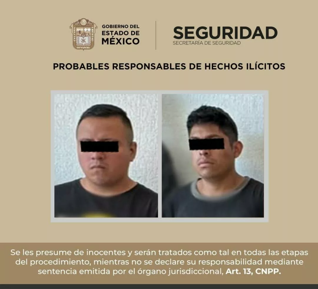 Detienen a cuatro personas por su probable participación en el delito de robo a transporte de carga