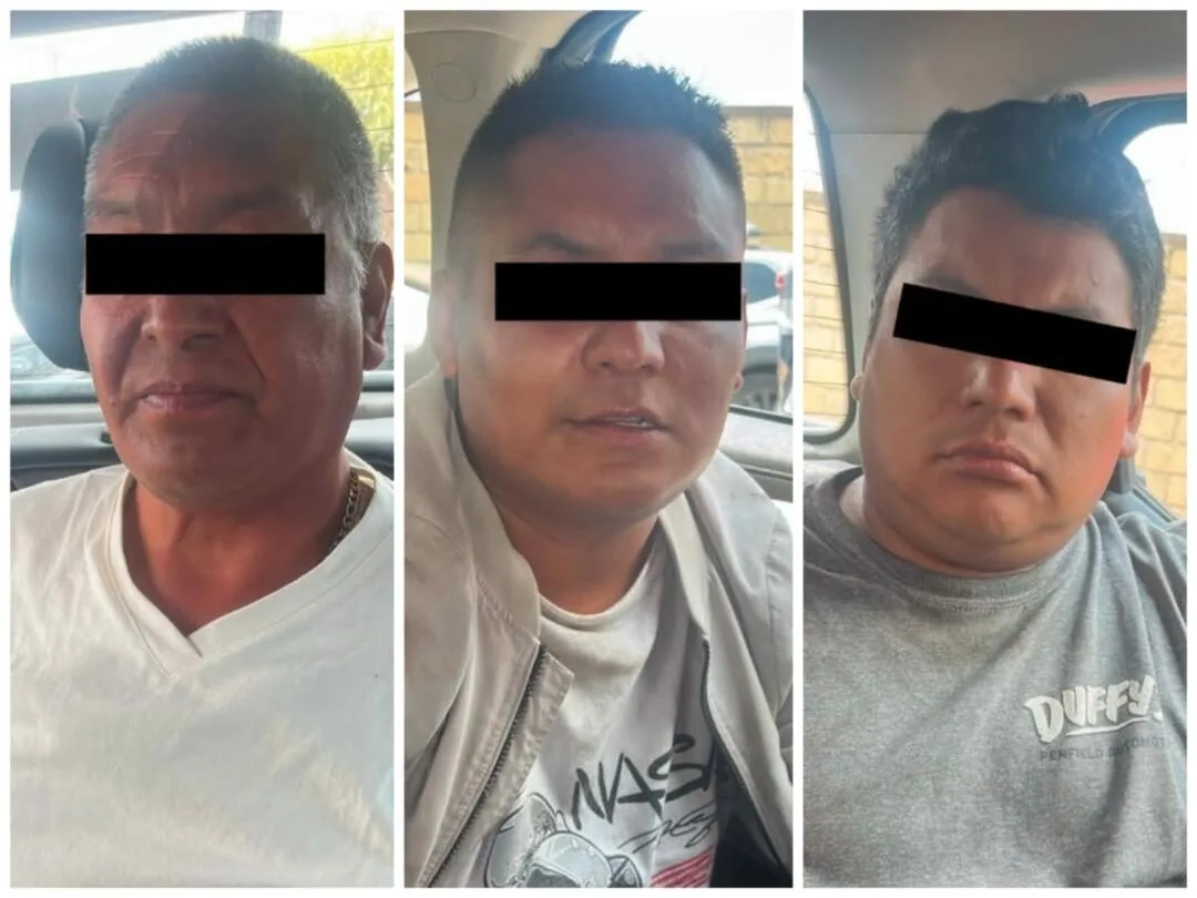 Empleado municipal detenido en flagrancia junto con dos cómplices  en corralón de Toluca