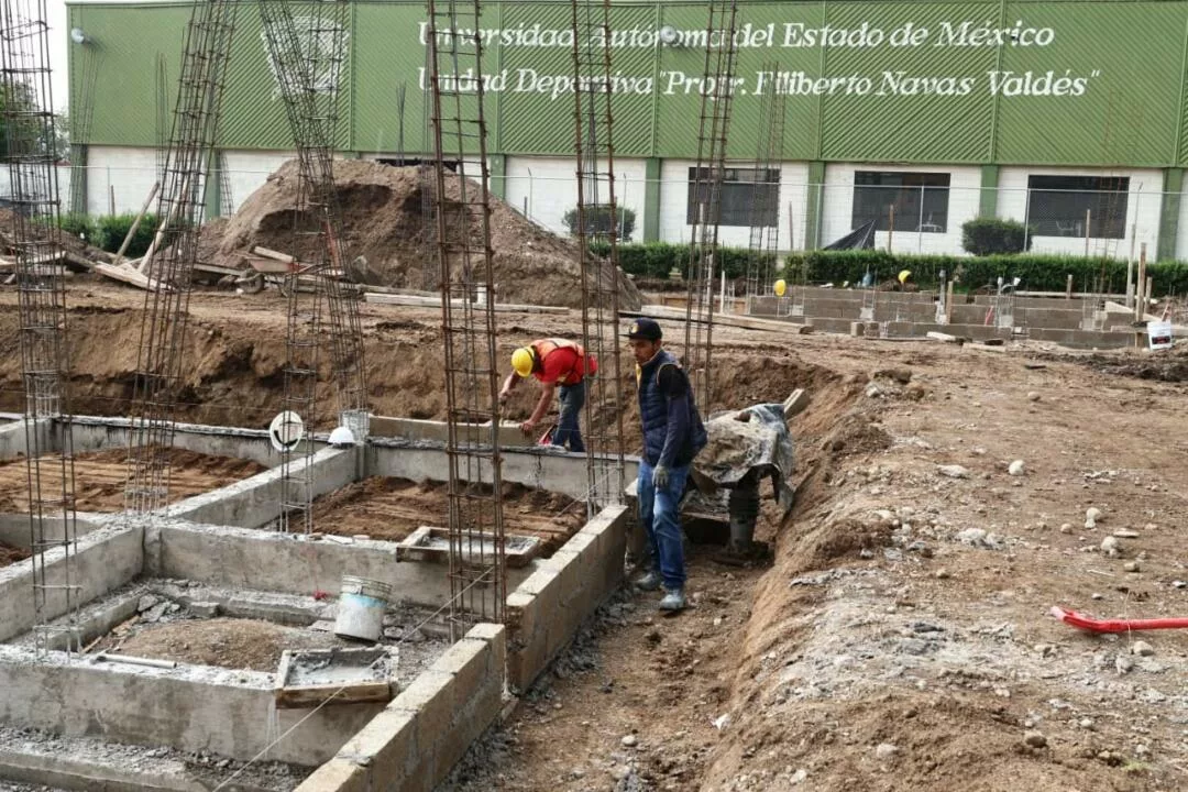 Avanza remodelación del Deportivo Filiberto Navas para las familias toluqueñas