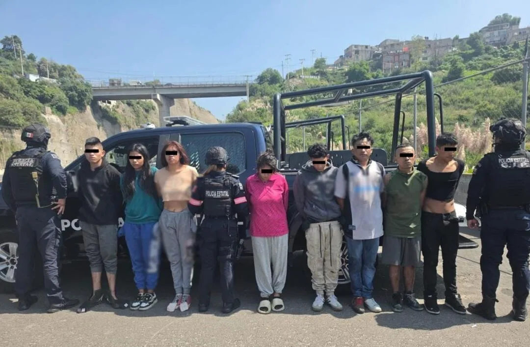 Detienen en Naucalpan a ocho personas por su probable participación en un homicidio