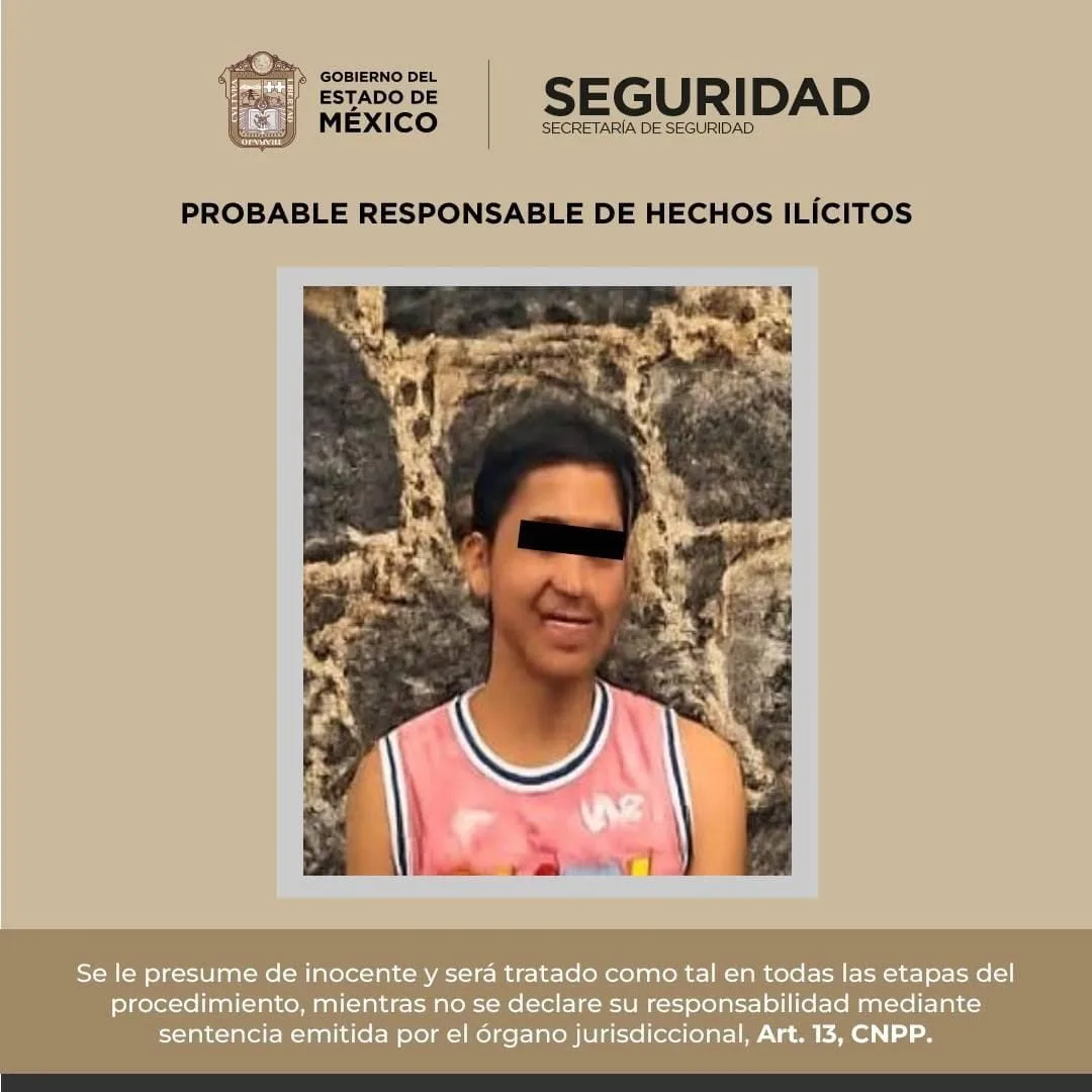 Detienen a Jonathan “N” con arma de fuego en Xalatlaco