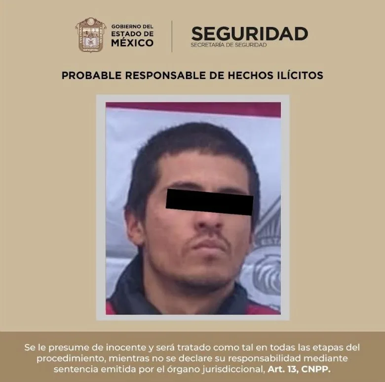 Detienen a probable extorsionador en Zinacantepec