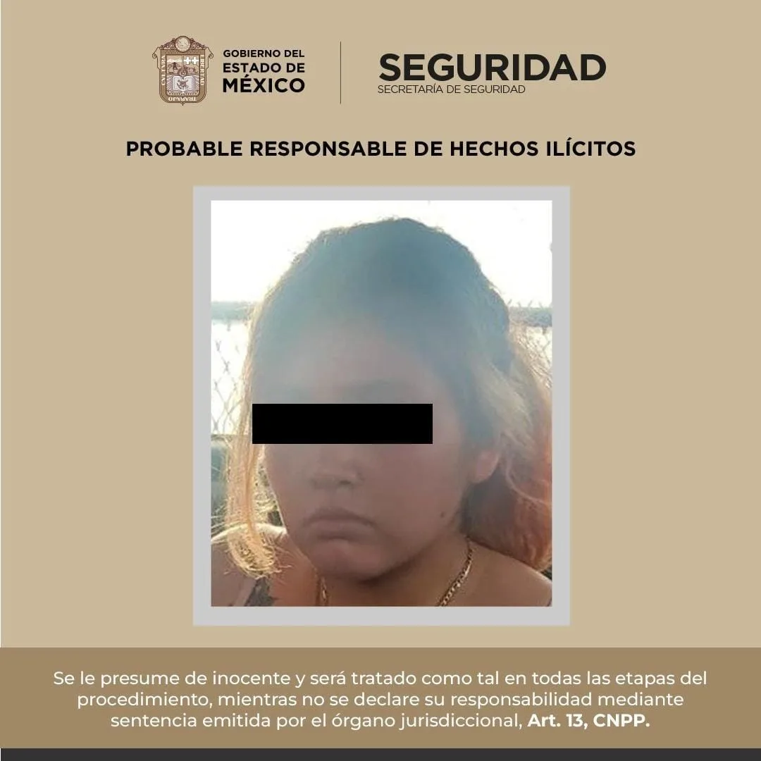 Sorprendidos en pleno robo: Cae una mujer en Malinalco tras asalto violento a domicilio