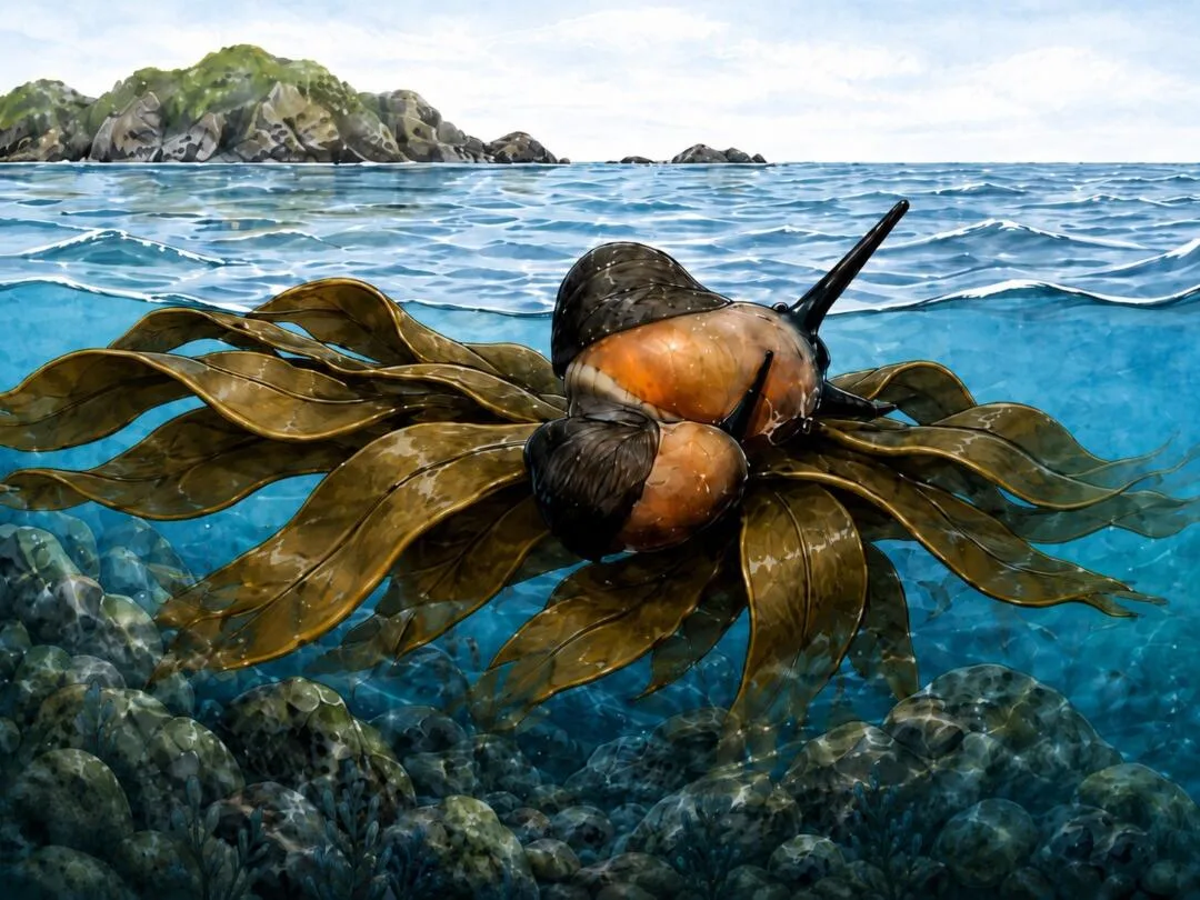 Caracoles marinos encuentran “aventón” hacia la Antártica