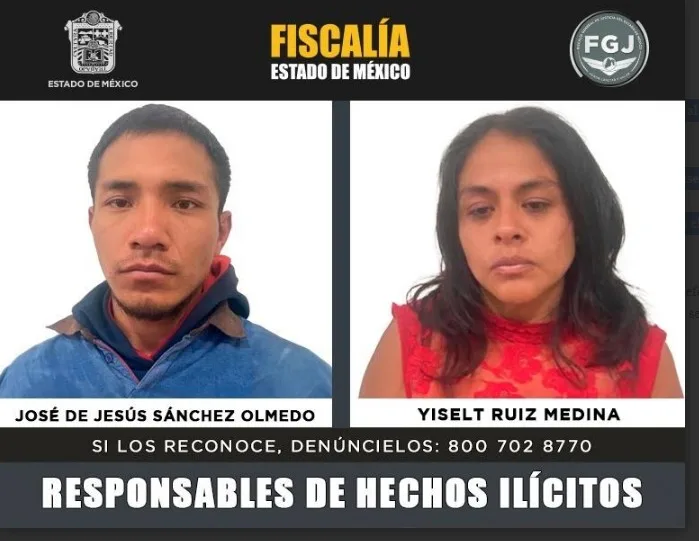36 años de prisión para pareja por asesinar a un hombre en Tecámac