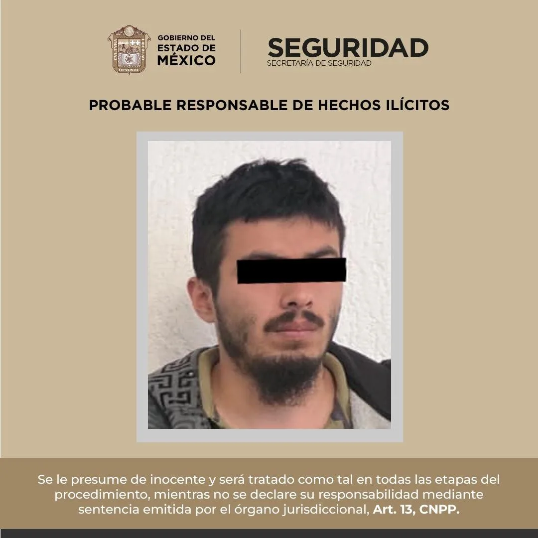 Tras persecución detienen en Malinalco a presunto integrante de la Familia Michoacana