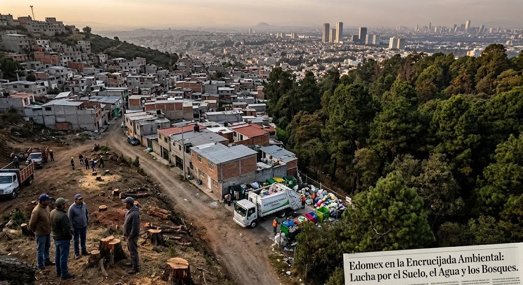 Edomex en la encrucijada ambiental: la lucha por el suelo, el agua y los bosques