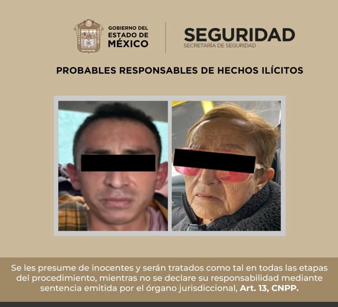 Detienen en Toluca a dos personas por delitos contra la salud