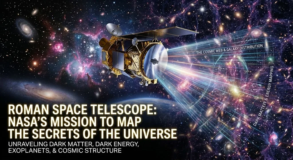 Roman: el telescopio de la NASA que busca mapear los secretos del universo