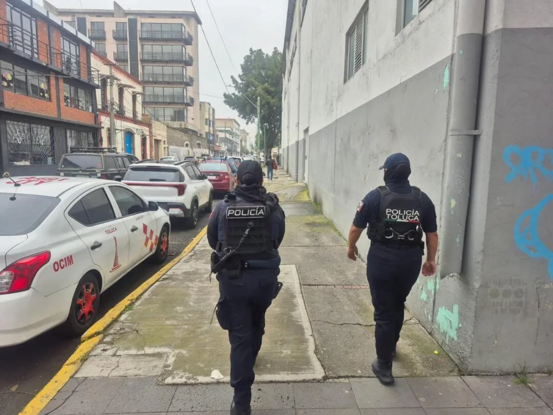 Toluca encabeza la baja en incidencia delictiva del Estado de México: cae 36.3%