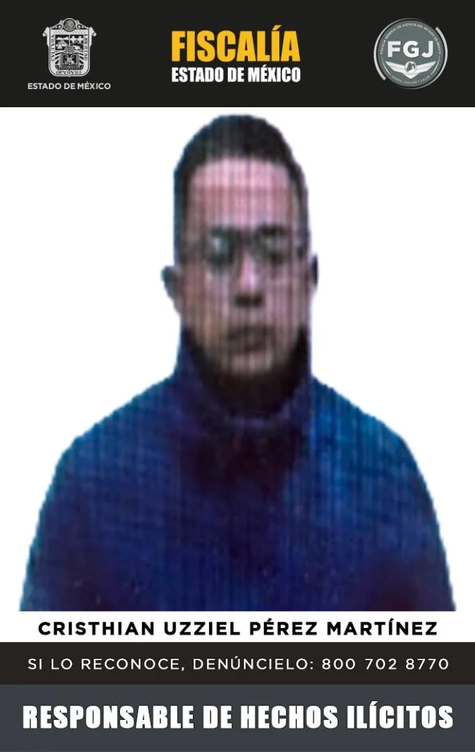 Por extorsión dictan sentencia de 40 años de prisión en contra de Cristhian Uzziel Pérez