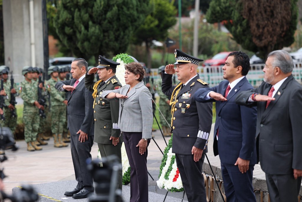 LXII Legislatura y Ejecutivo mexiquense conmemoran la Gesta Heroica de Chapultepec