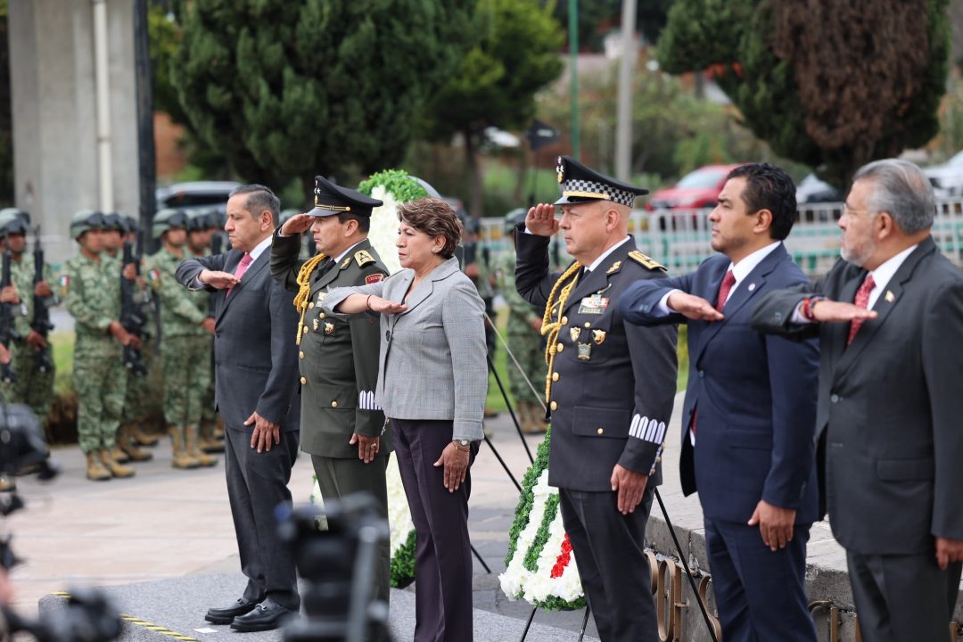 LXII Legislatura y Ejecutivo mexiquense conmemoran la Gesta Heroica de Chapultepec