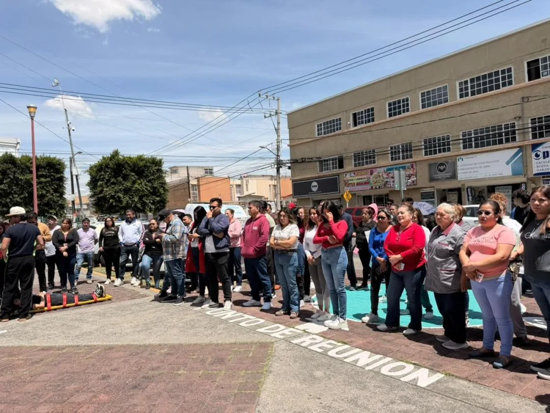 Tecámac registra evacuación récord en el Simulacro Nacional 2026