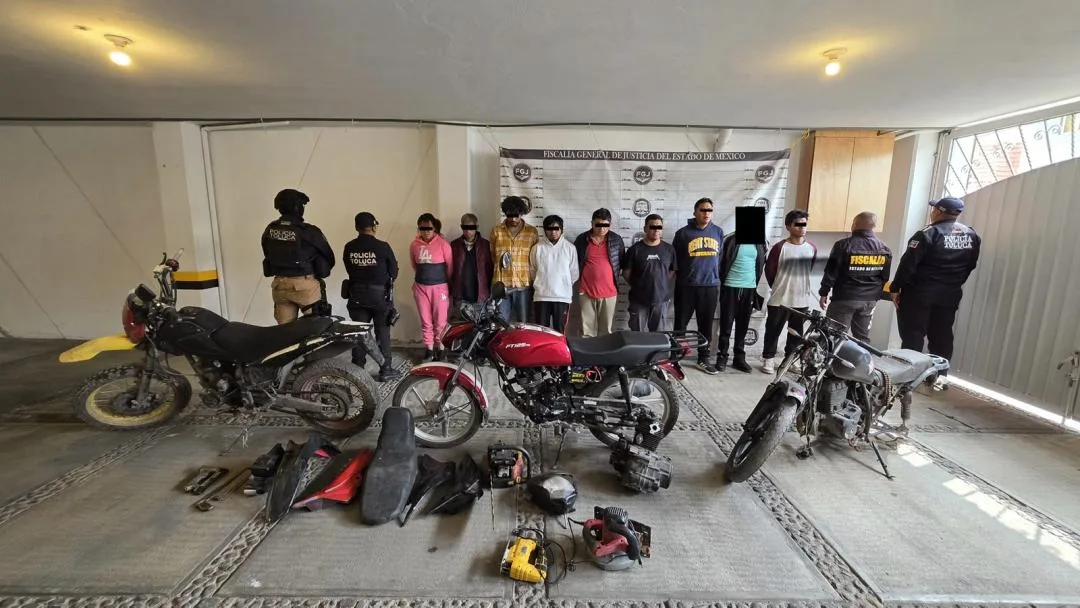 Operativo conjunto en Toluca deja 10 detenidos, armas y vehículos asegurados
