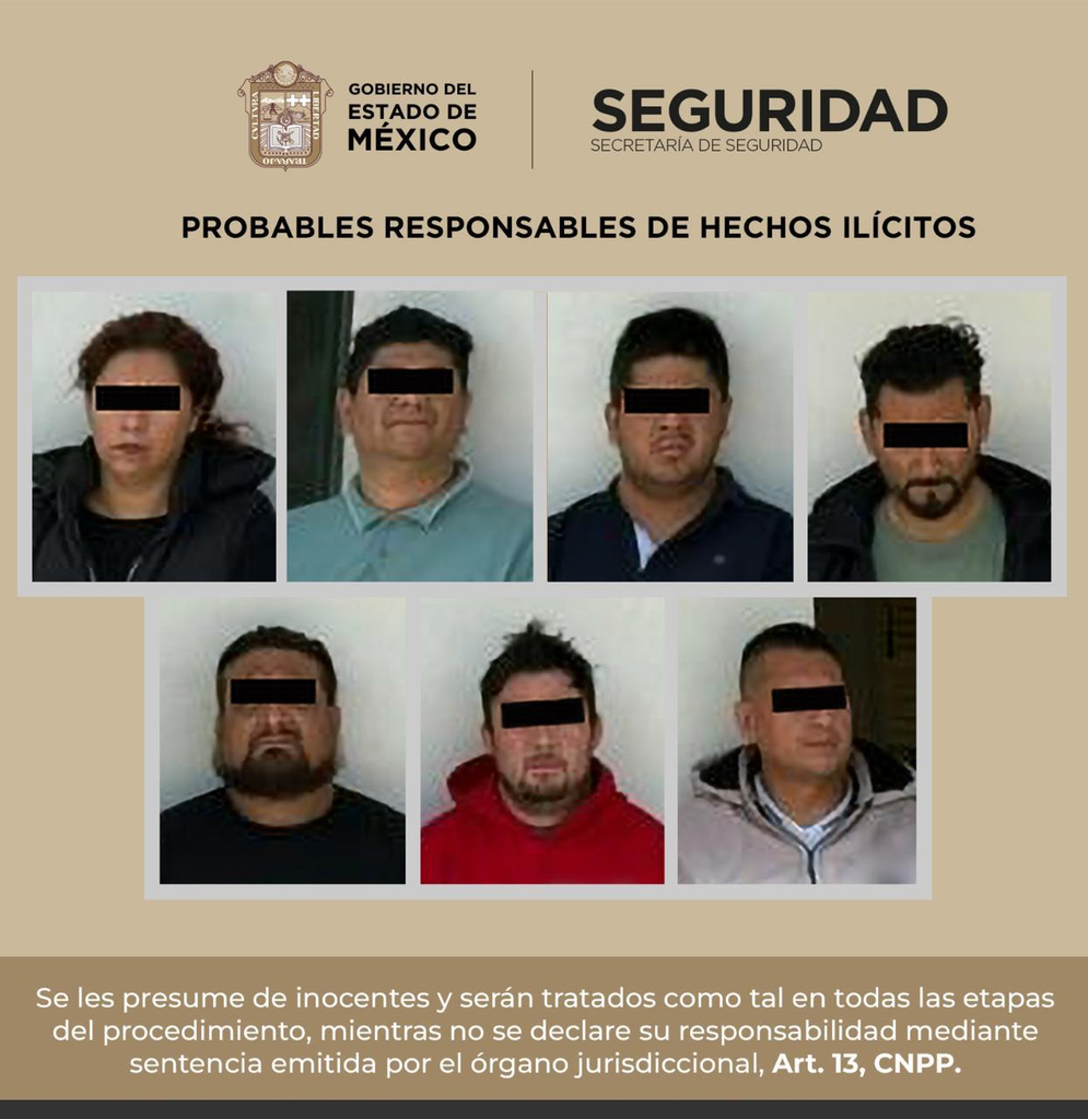Policías estatales y municipales detienen a siete probables responsables del delito de lesiones