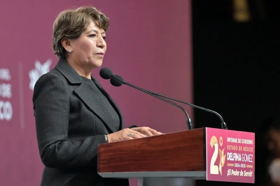 ¿Cuándo es el tercer informe de Delfina Gómez?
