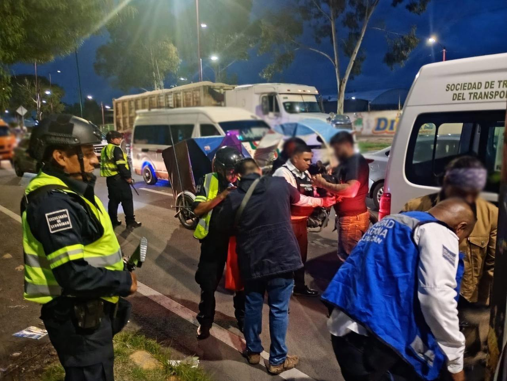 Blindan rutas de transporte en el Oriente mexiquense: inspeccionan a más de mil pasajeros