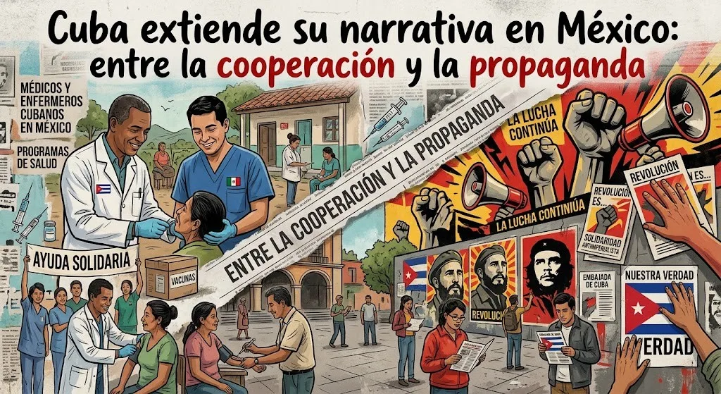 Cuba exporta su narrativa a México: crece la influencia del régimen