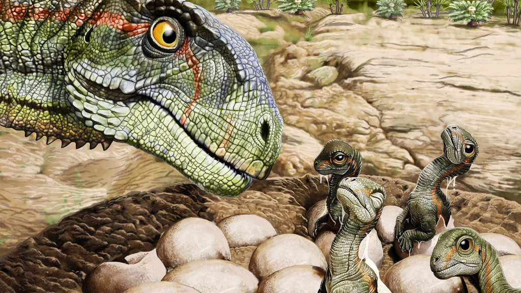 Dinosaurios gigantes también incubaban huevos en zonas frías