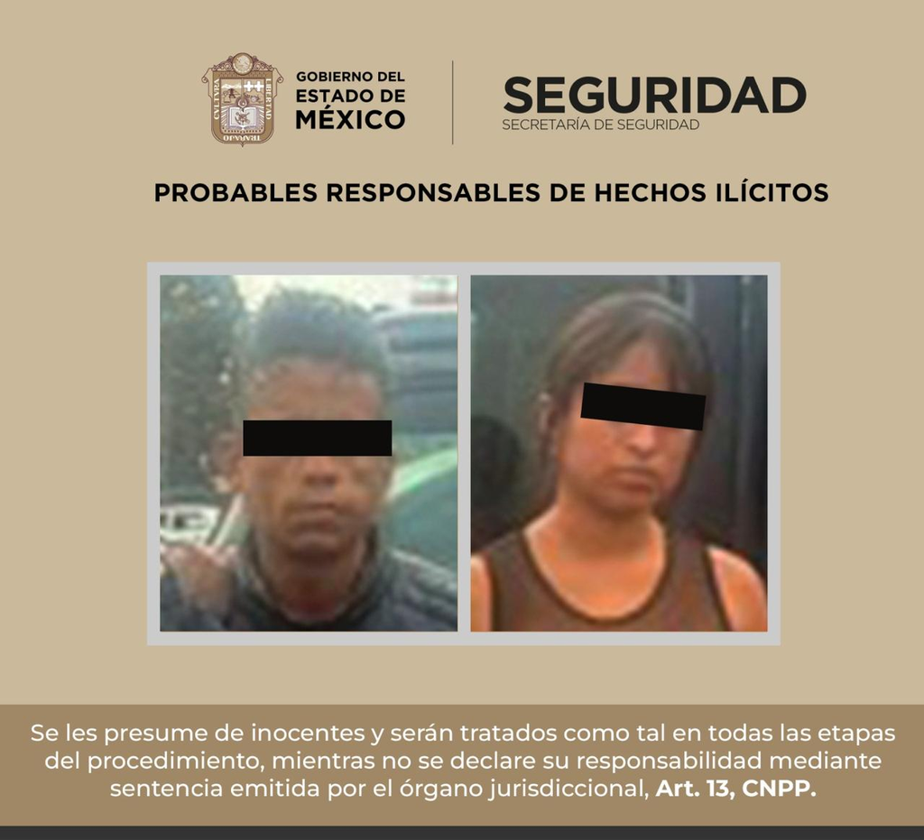 Caen dos por robo con violencia en Ocoyoacac