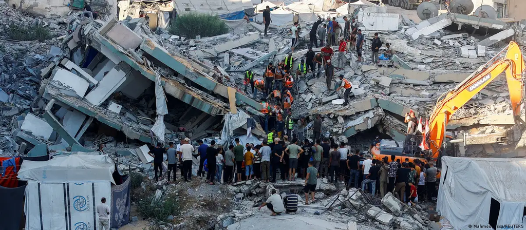 Derrumbe en Gaza deja 20 muertos y unos 60 desaparecidos