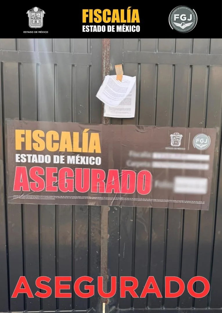 Desmantelan predio en Tecámac usado para ocultar transporte de carga robado